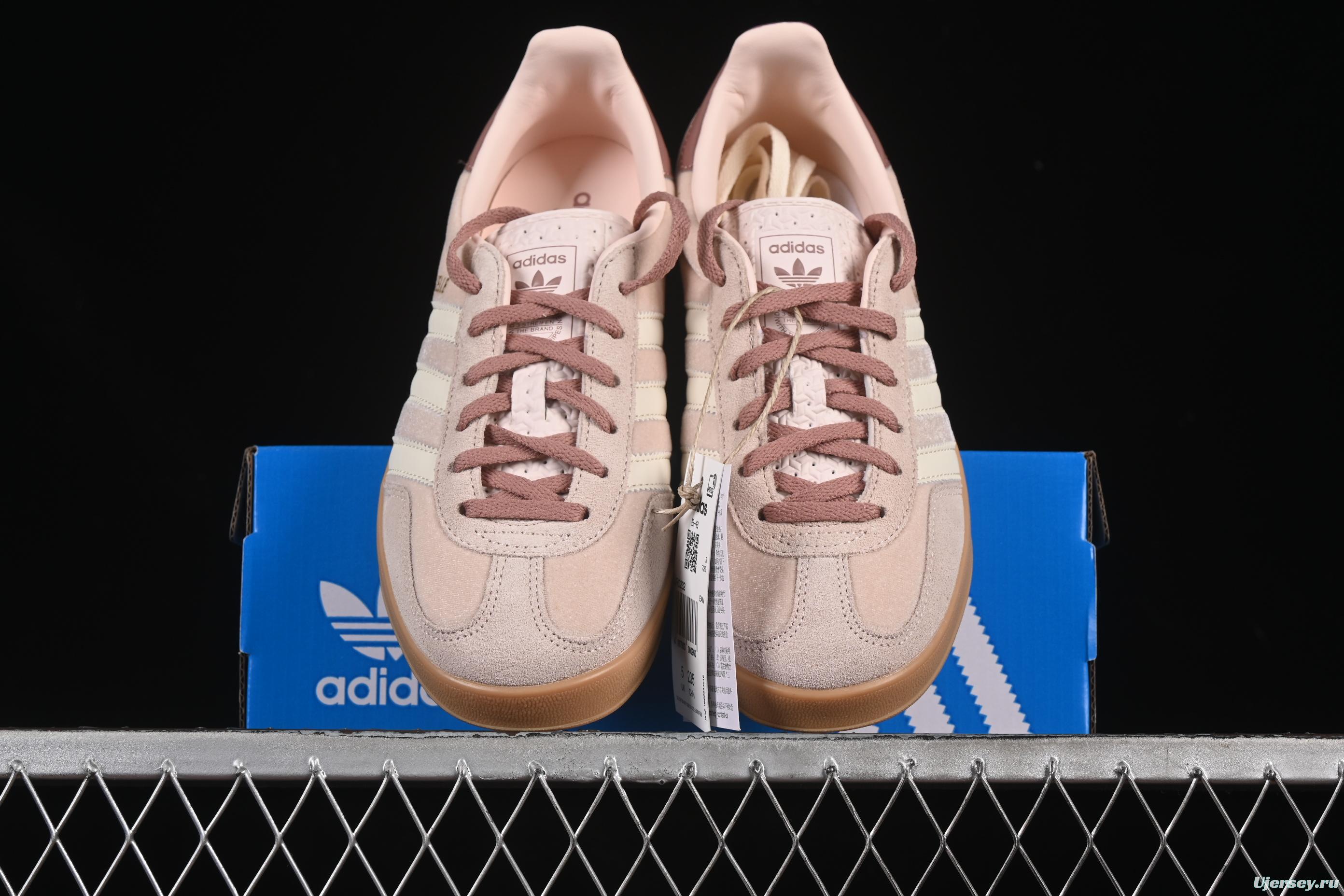 Adidas Originals Gazelle Indoor Retro Casual Slip-Resistant Wear-Resistant Low-Top Sneakers - JR0232