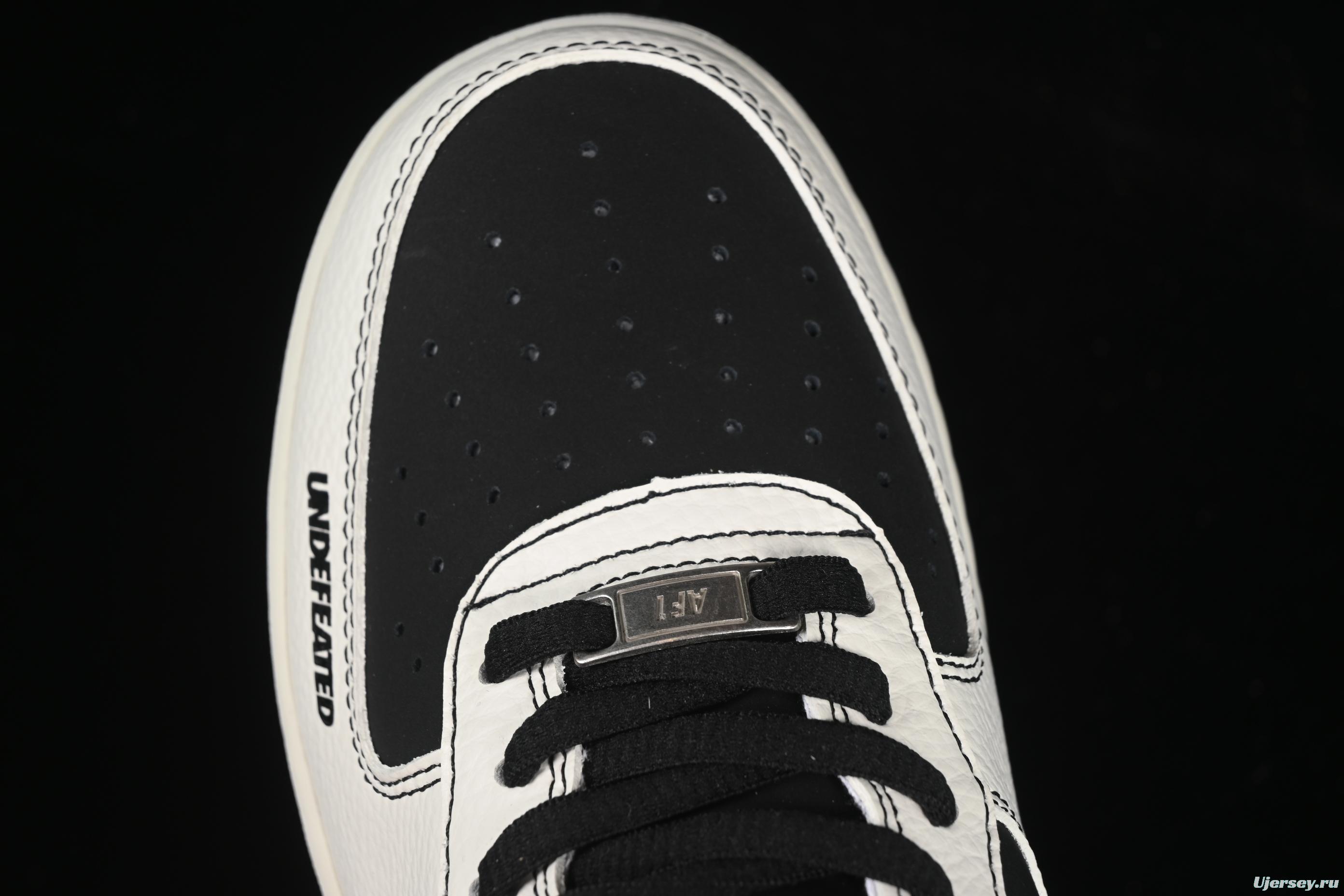 Nike Air Force 1'07 Low UN Collaboration Casual Sneakers in Black White Purple - SC9207-528