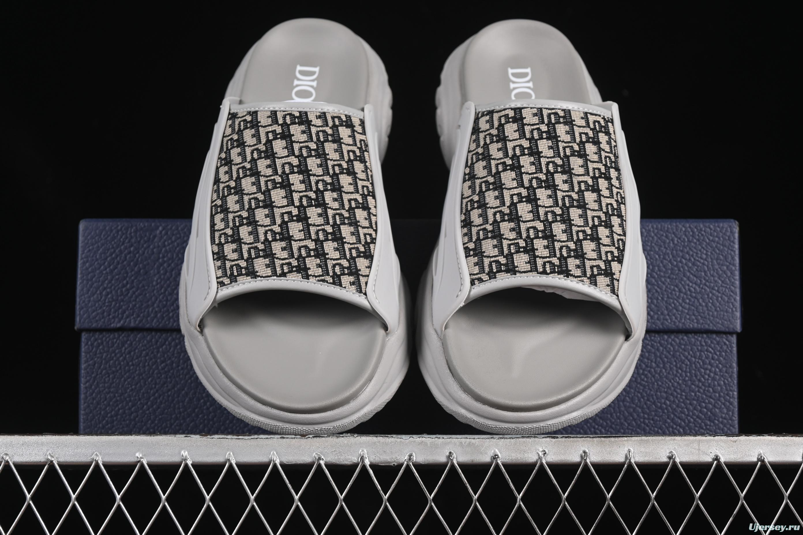 Dior H-Town Oblique Summer Men's Platform Casual Sandals - 3SA132ZYF