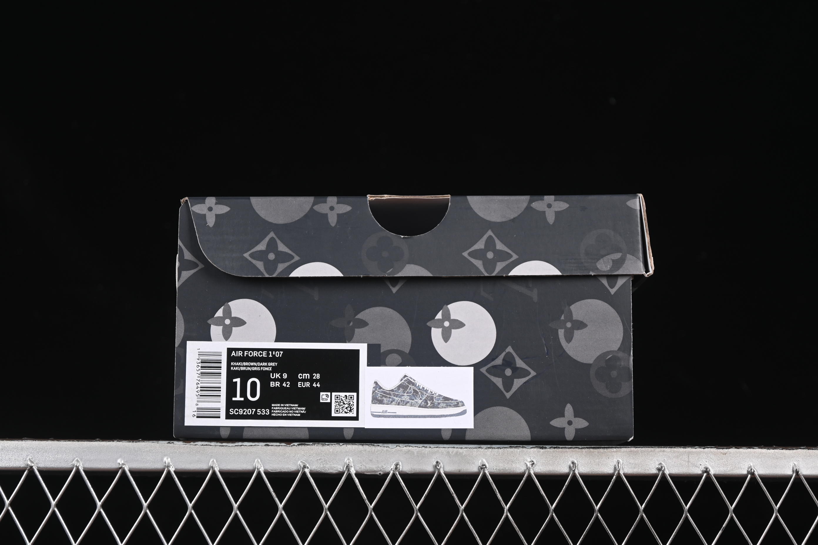 Nike Air Force 1 '07 Low LV Collaboration Blue Denim Casual Sneakers - SC9207-533