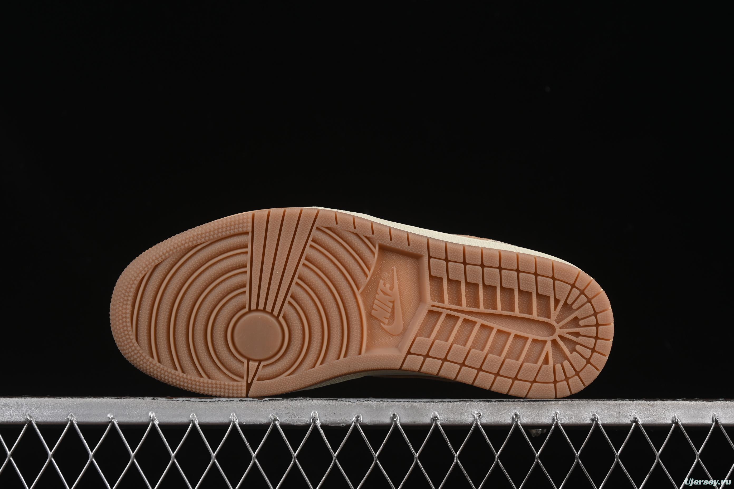 Nike Air Jordan 1 Low "Dongdan" Casual Sneakers in Coconut Milk White - IB8855-121