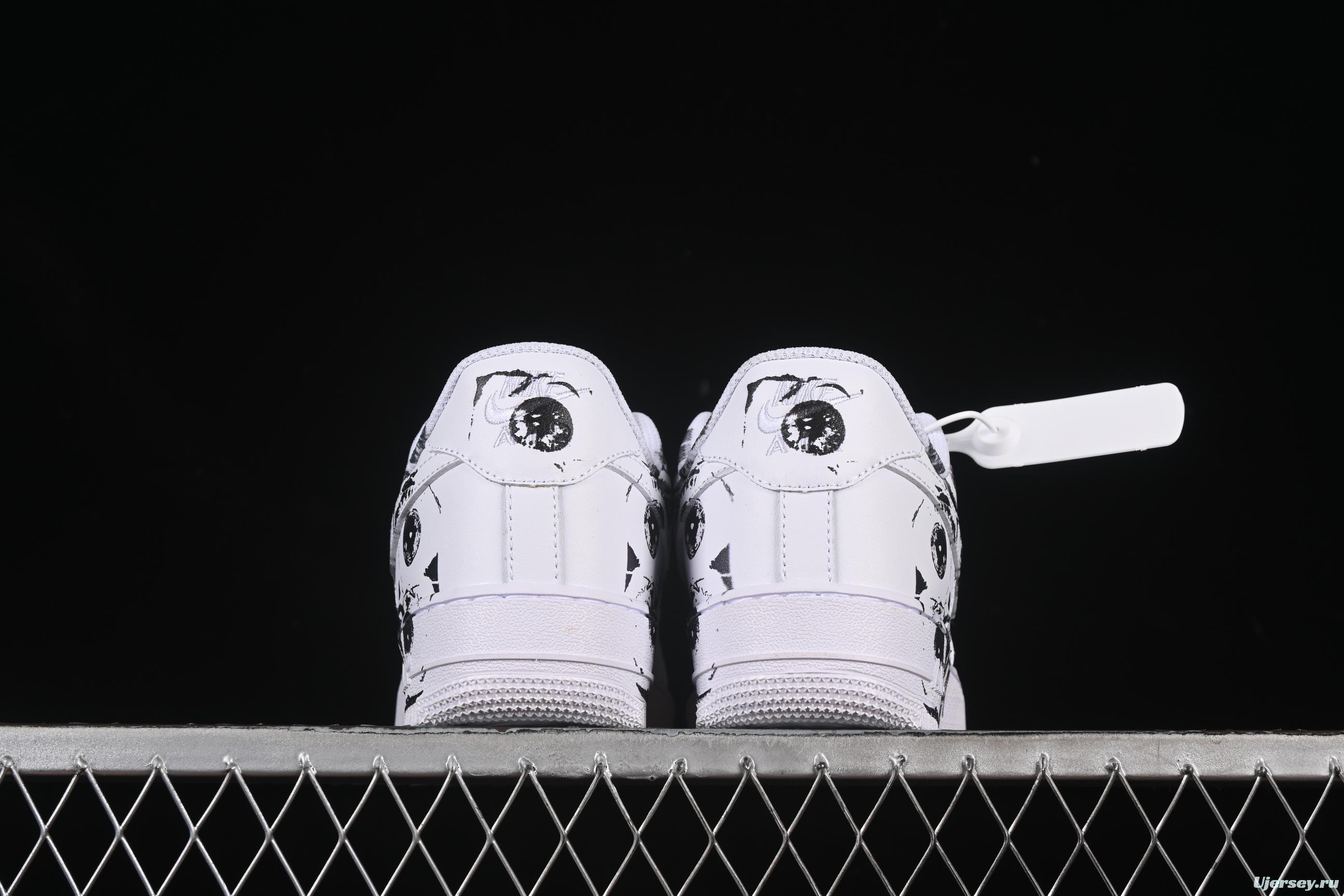 Nike Air Force 1 Low '07 Comme des Garcons Shirt Supreme Collaboration Casual Sneakers - 923044-100