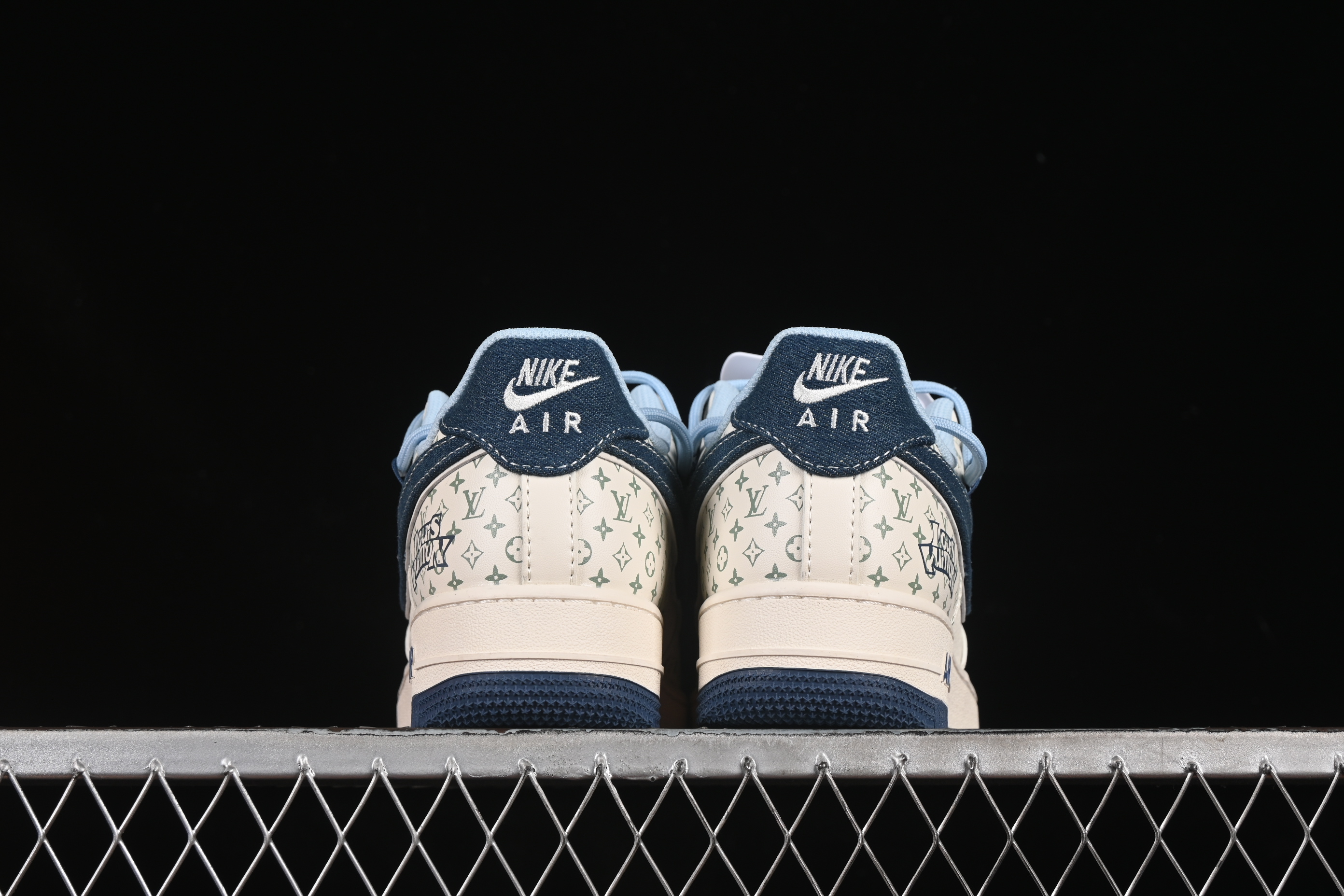 Nike Air Force 1'07 Low LV Collaboration Print Drawstring Casual Sneakers - DM6868-096