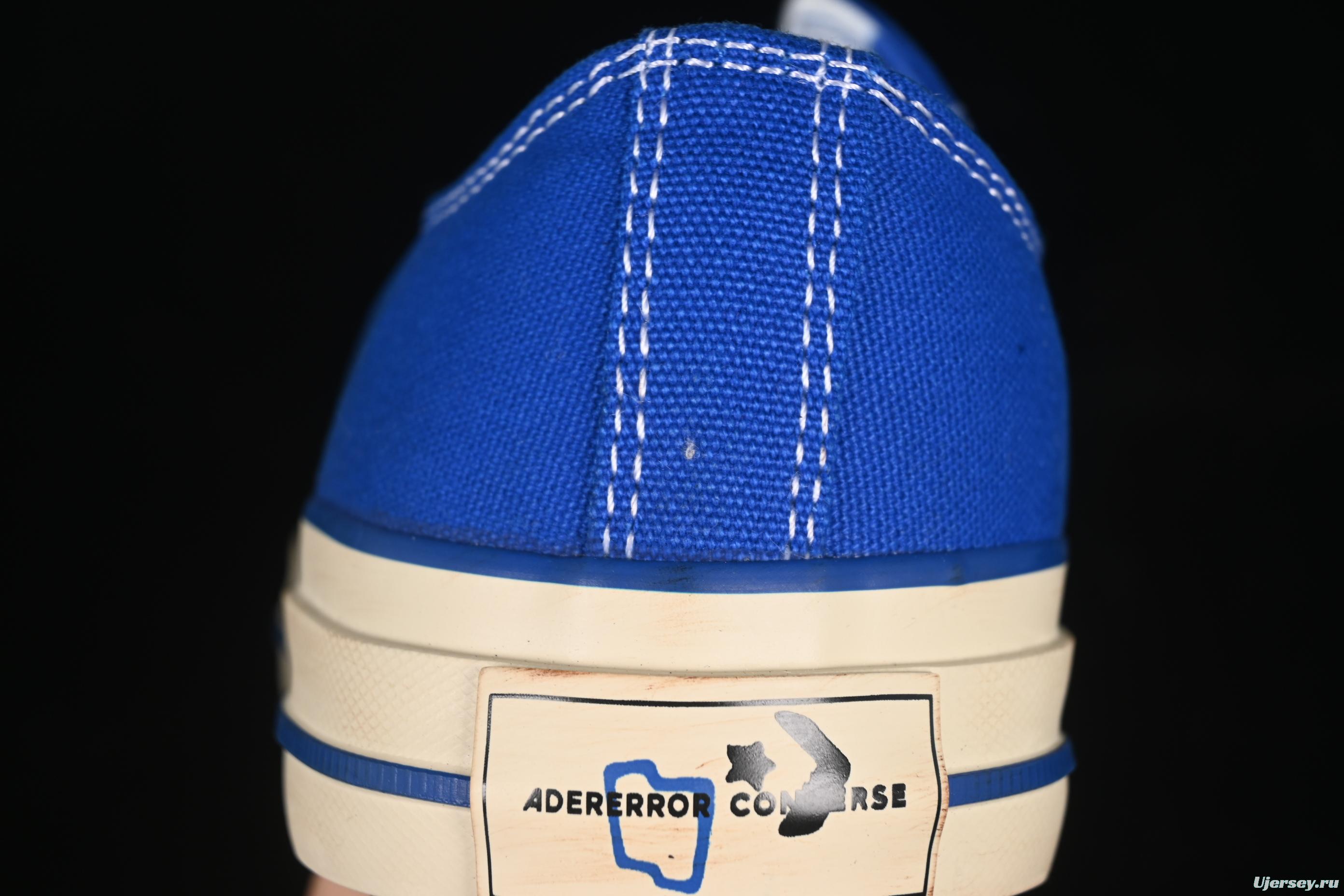 Ader Error x Converse Low Top Casual Canvas Sneakers with Special Pattern Print and Transparent Sole - A05352C