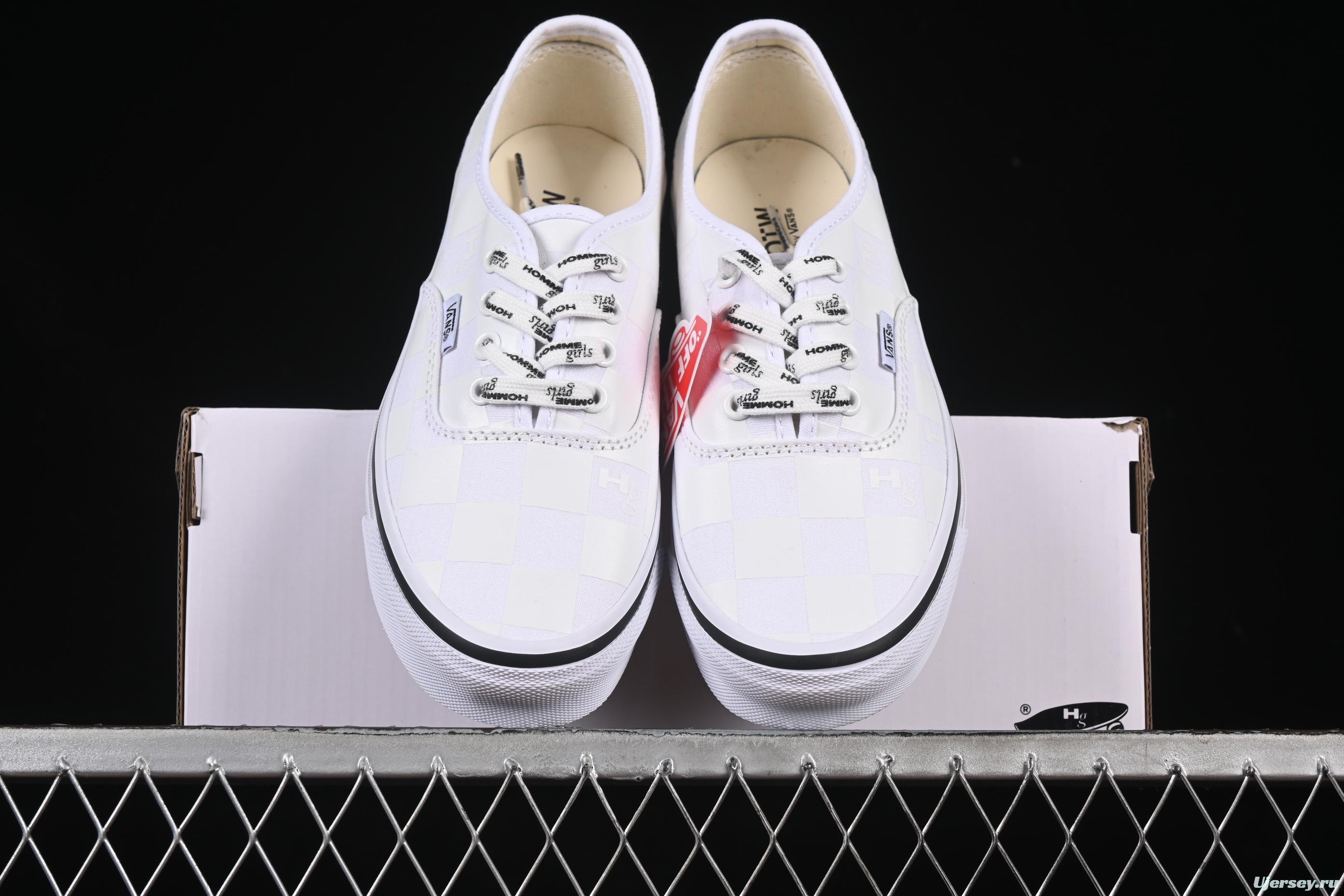 Vans Authentic 44 DX Checkerboard Slip-On Skate Shoes - VN000EEUCCZ