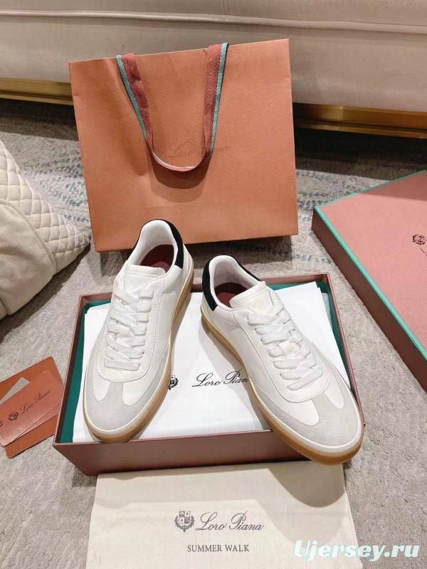 2025 Unisex Le Parmentier White Black Leather Sneaker LY00320(F)/LY00330(M)