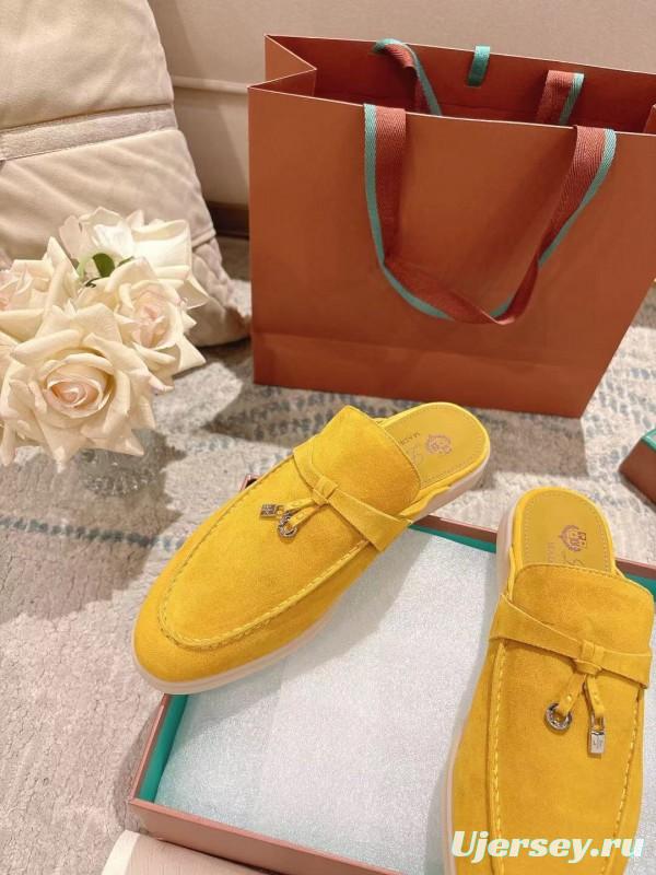2025 LP Yellow Suede Slippers LY00360