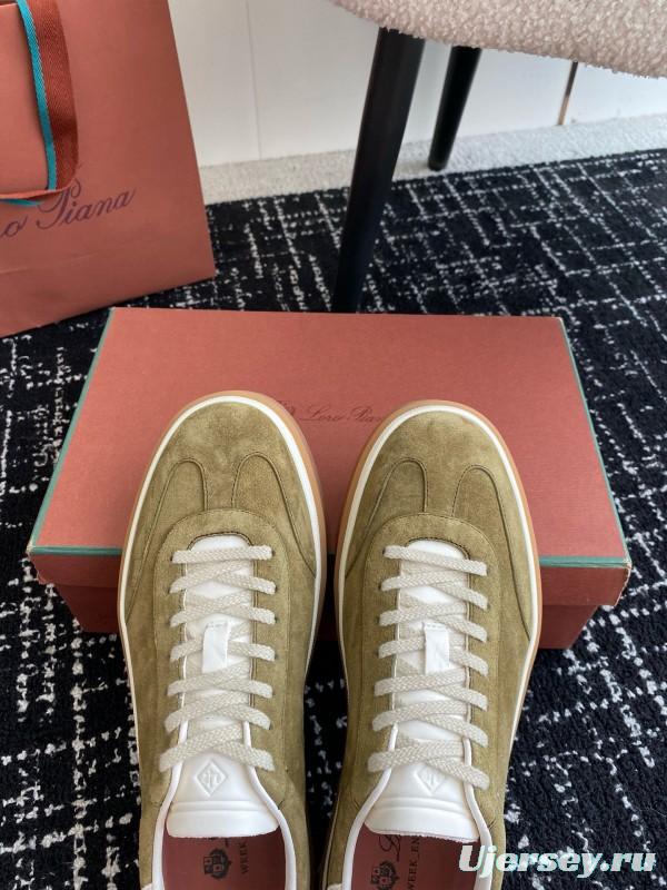 2024 Unisex LP Beige Suede Leather Sneakers MJ00320