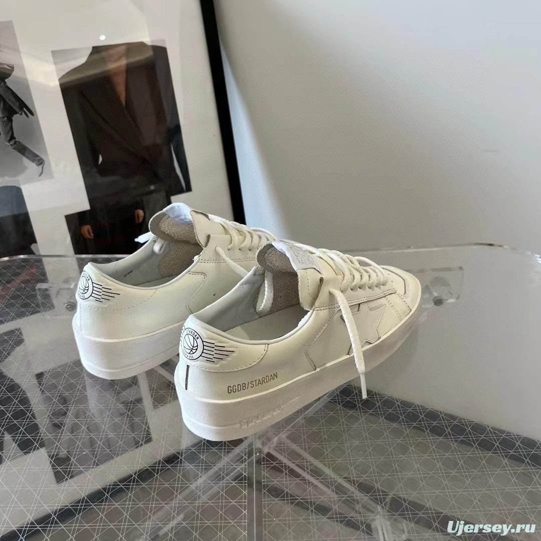 2024 Unisex GGDB White Leather Low Top Sneakers MJ00260