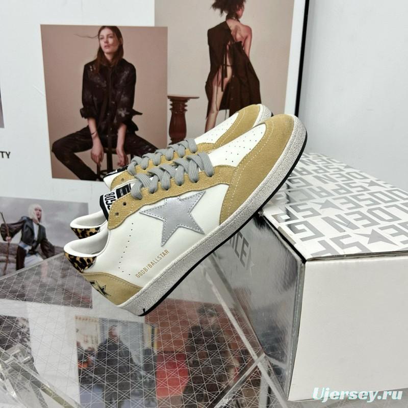 2024 Unisex GGDB White Beige Grey Suede Leather Low-Top Sneakers MJ00260