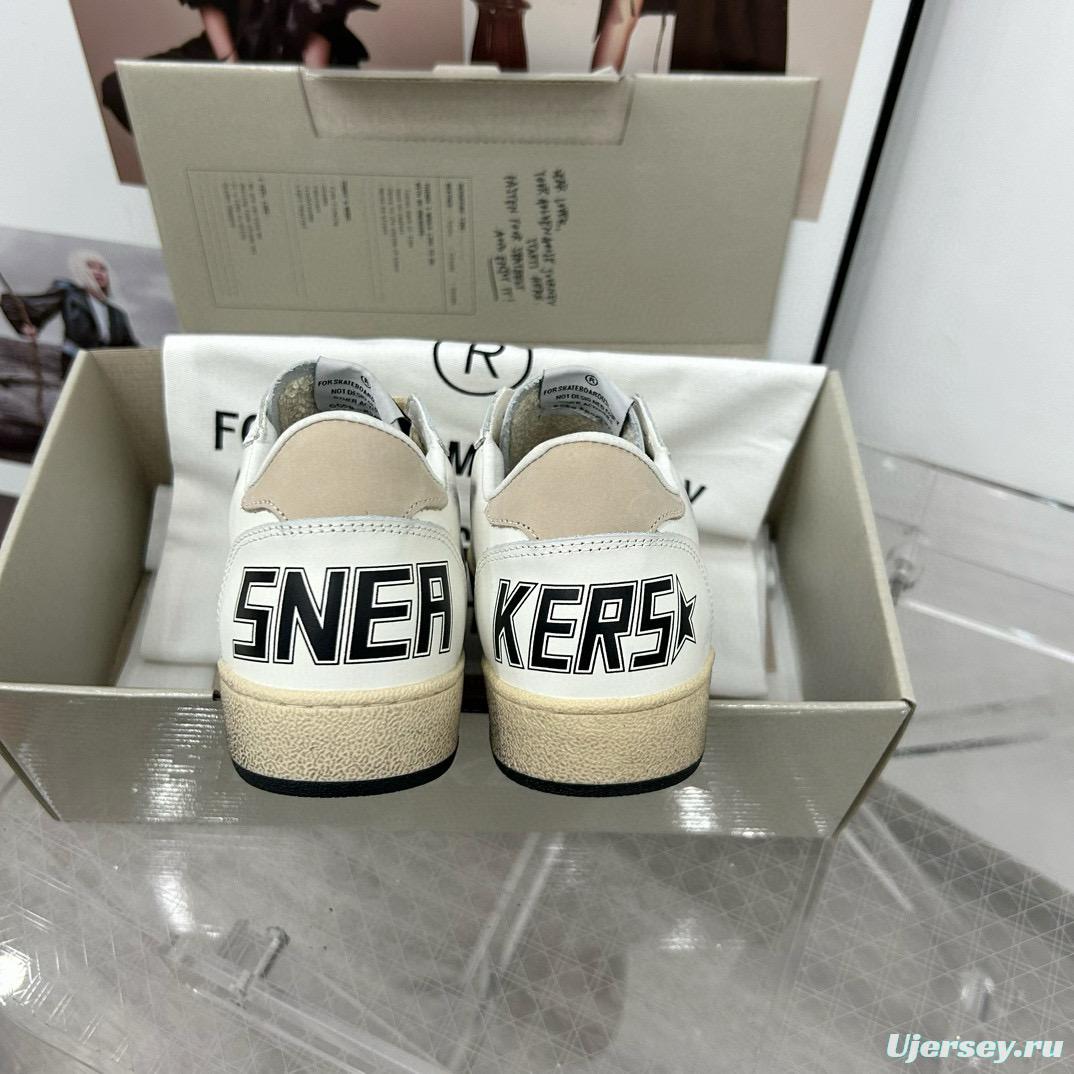 2024 Unisex GGDB White Grey Leather Sneakers MJ00260