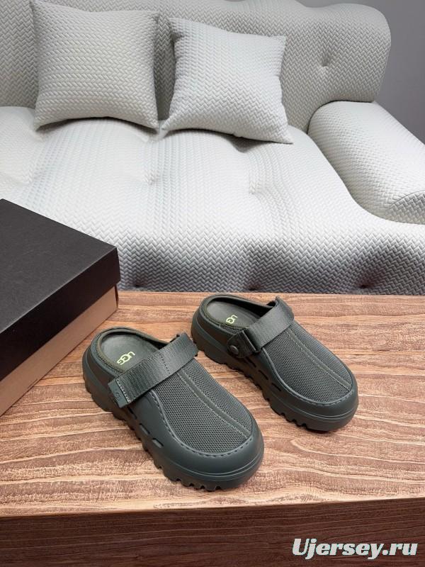 2025 UGG Green Mesh Slippers KFY00220