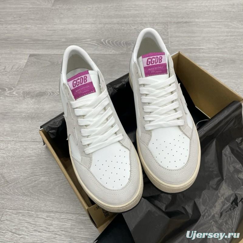 2024 Unisex GGDB White Grey Suede Leather Sneakers MJ00260