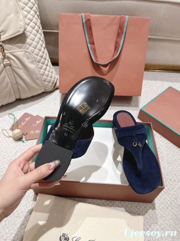 2025 Slippers LP Navy Velvet Slippers LY00300