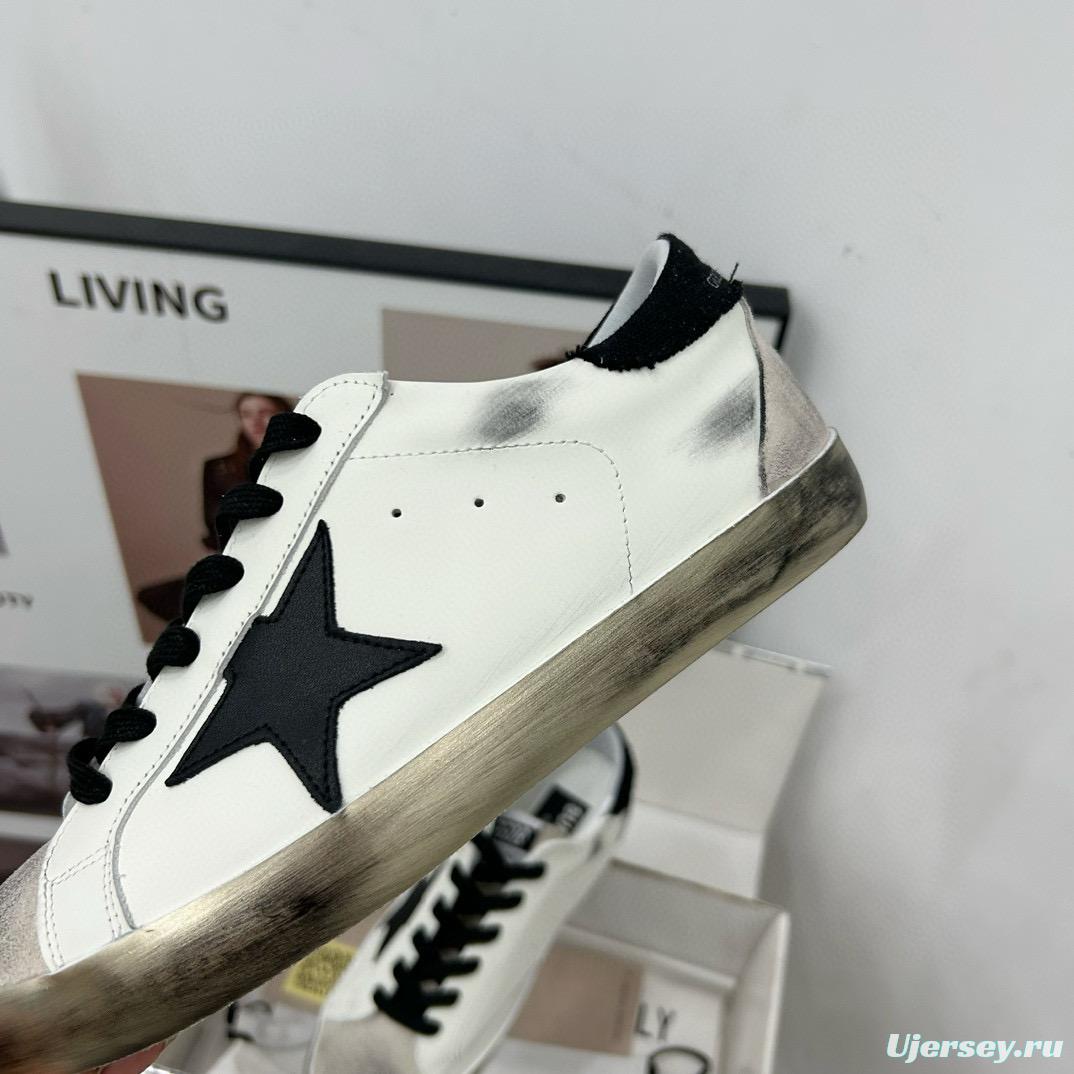 2025 Men GGDB White Black Leather Suede Sneakers SUPER STAR