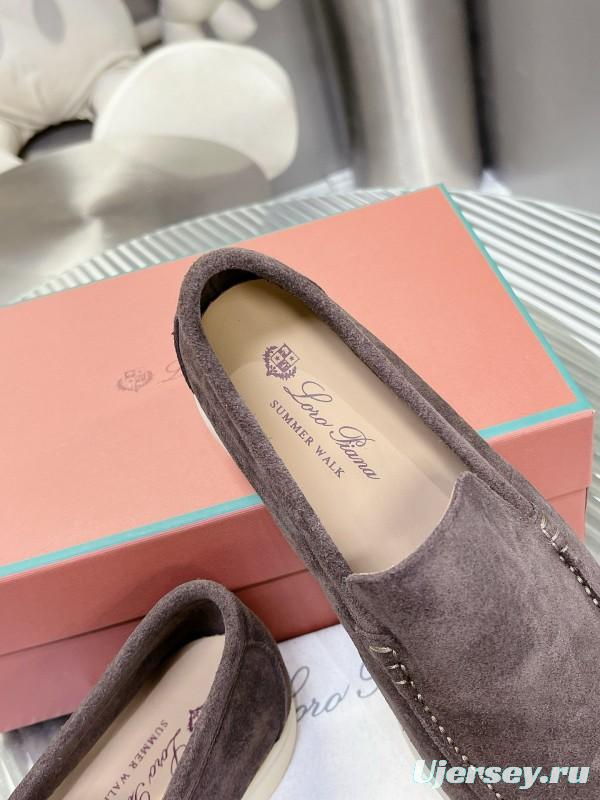 2024 Men Le Parmentier Brown Suede Loafers MJ00270