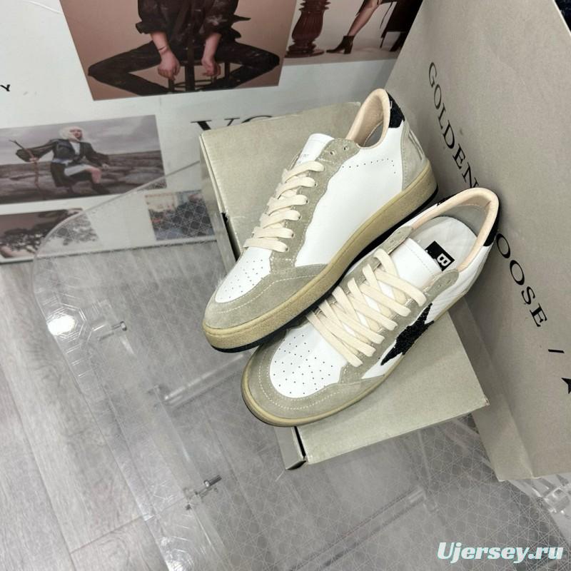 2024 Unisex GGDB White Black Suede Leather Sneakers MJ00260