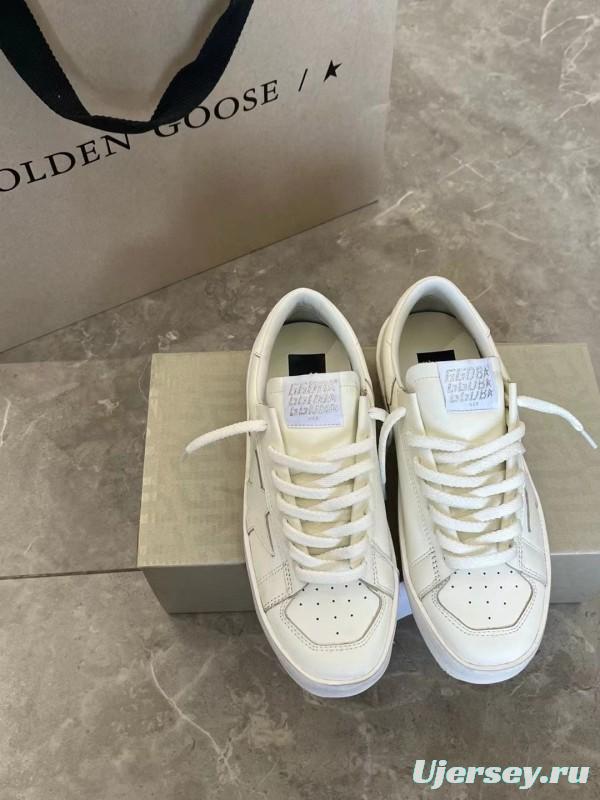 2024 Unisex GGDB White Leather Low Top Sneakers MJ00260