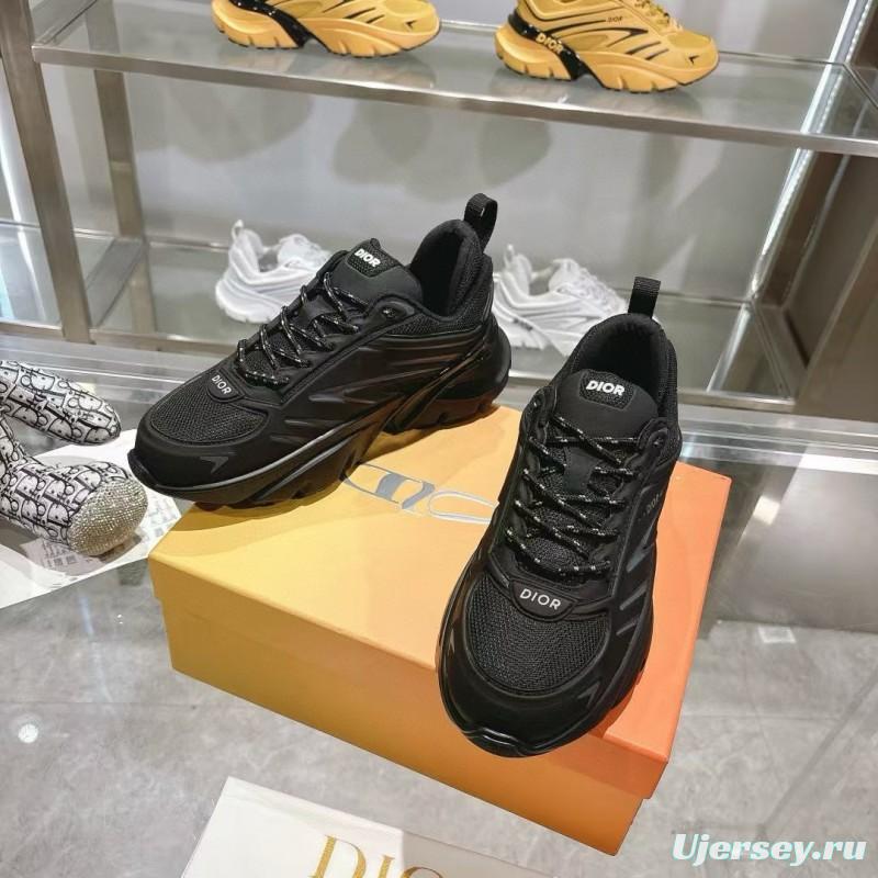 2024 Unisex Dior Black Mesh Sneakers MJ00360