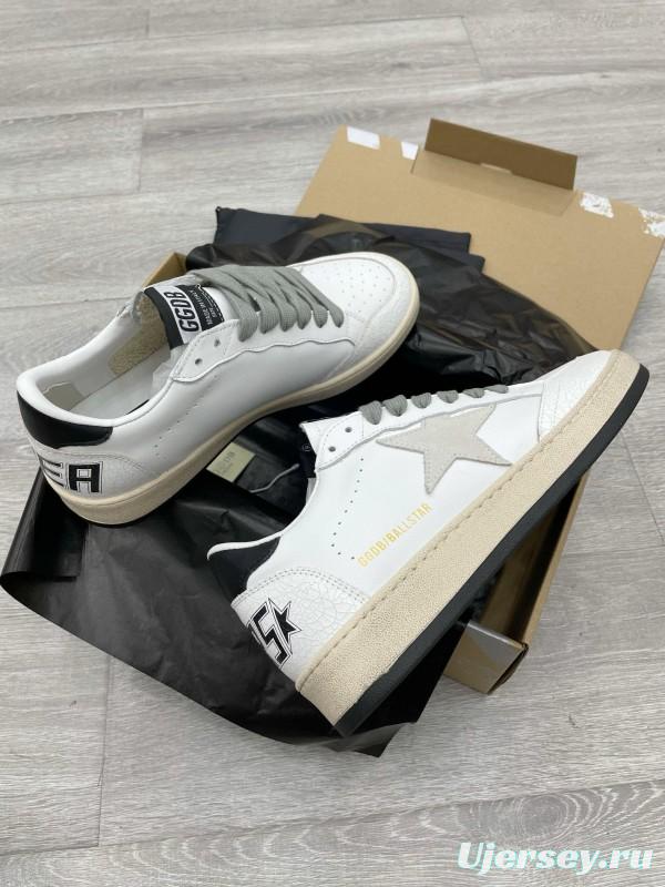 2024 Unisex GGDB White Black Leather Low Top Sneakers MJ00260