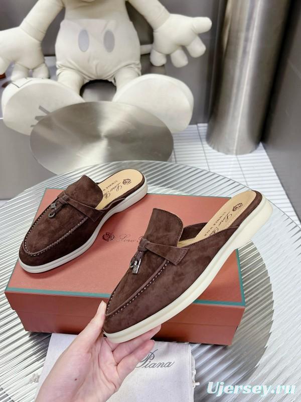 2024 Slippers LP Brown Suede Loafers