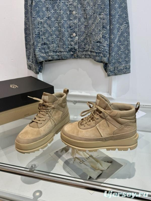 2024 Unisex UGG beige suede leather boots MJ00300