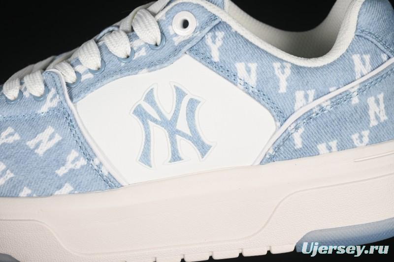 Adidas NY MLB Chunky Liner Embo Monogram New York Yankees Height-Increasing Thick Sole Casual Running Shoes - 3ASXV015N50BLS