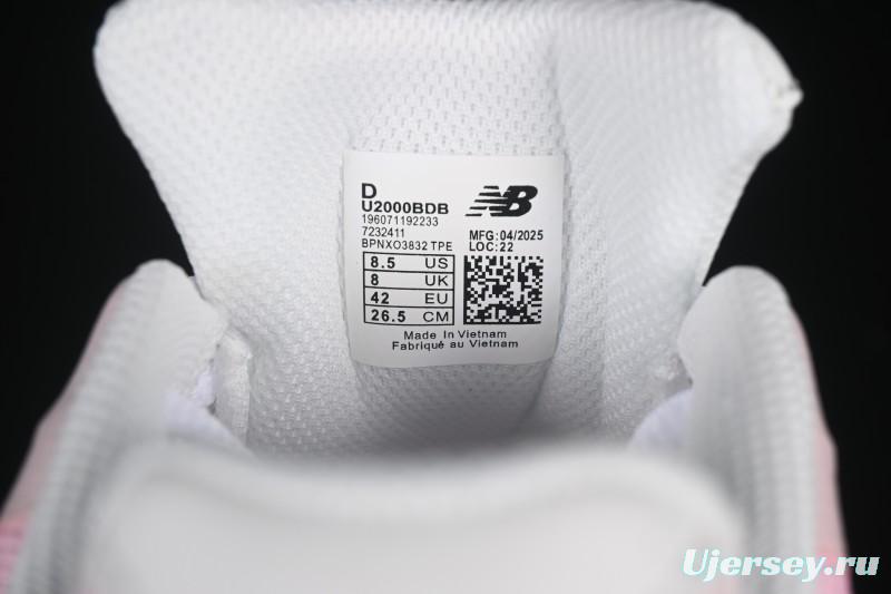 New Balance 2000 Series Retro Dad Style Casual Running Shoes - U2000BDB