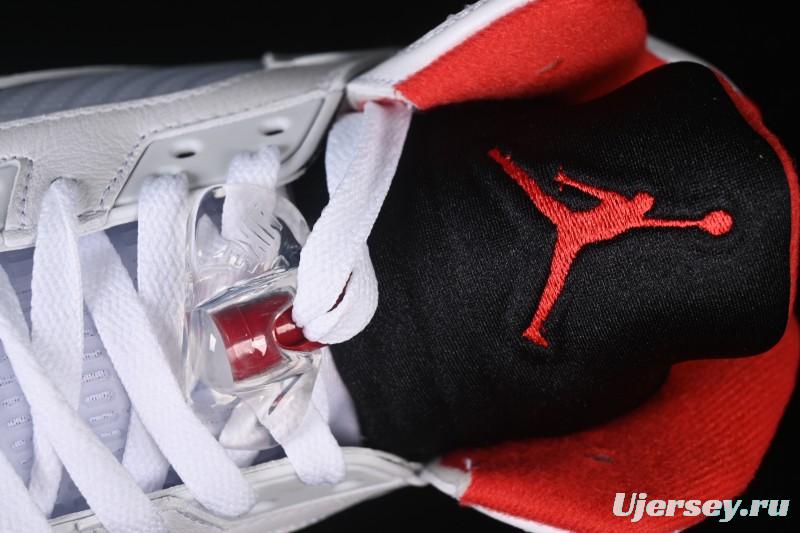 Nike Air Jordan 5 Retro Fire Red Black Tongue Basketball Shoes - HQ7978-101
