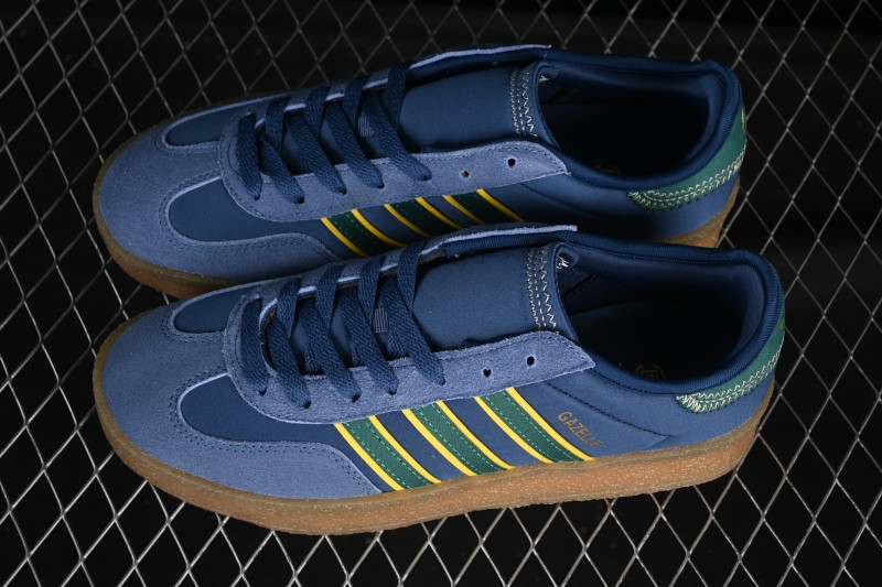 Adidas Originals Gazelle S By JR5408 Clot Collaboration Platform Casual Slip-Resistant Wear-Resistant Low-Top Sneakers