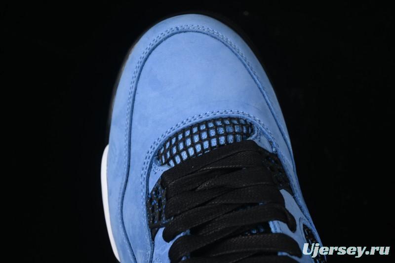 Nike Travis Scott Cactus Jack x Air Jordan 4 Retro AJ4 Collaboration Suede Blue - 308497-406