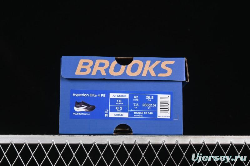 Brooks Hyperion Elite 4 Performance Breathable Cushioned Running Shoes - 1000461D646