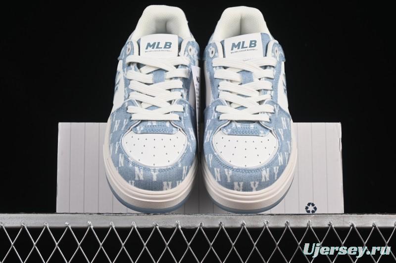 Adidas NY MLB Chunky Liner Embo Monogram New York Yankees Height-Increasing Thick Sole Casual Running Shoes - 3ASXV015N50BLS