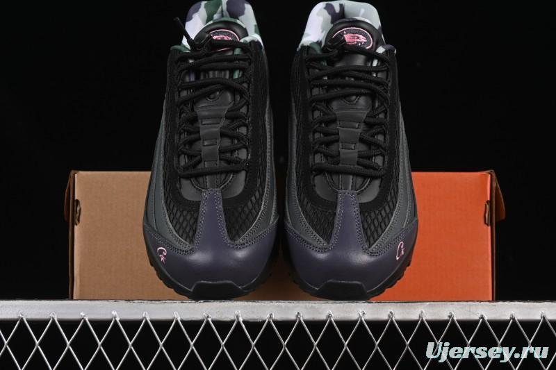 Nike Air Max 95 Retro Cushioned Running Shoes with Air-Sole Unit - FB2709-001