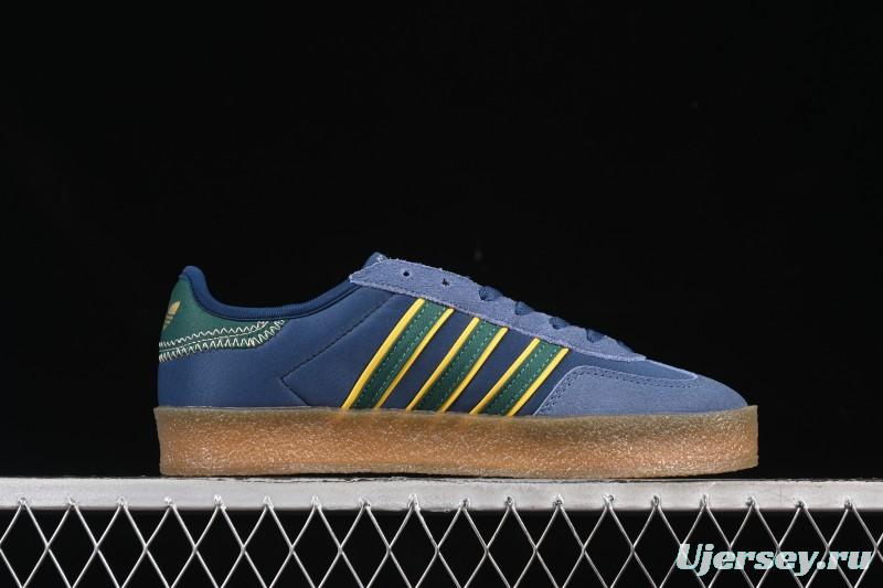 Adidas Originals Gazelle S By JR5408 Clot Collaboration Platform Casual Slip-Resistant Wear-Resistant Low-Top Sneakers