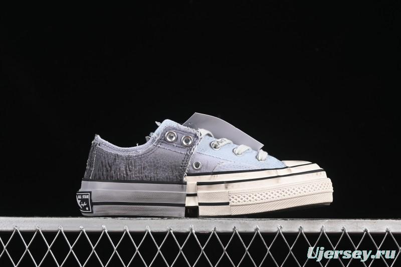Converse Chuck 70 Low Feng Chen Wang Collaboration Deconstructed Canvas Sneakers - A15742C