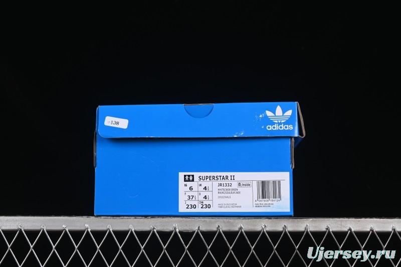 Adidas Superstar II Casual Sneakers with Shell Toe Design - JR1332