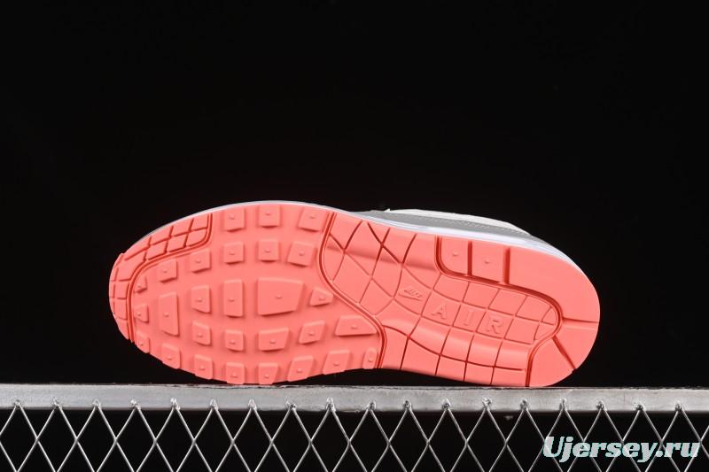 Nike Air Max 1 Retro Running Shoes with Half-Sole Air Cushion - 599820-100