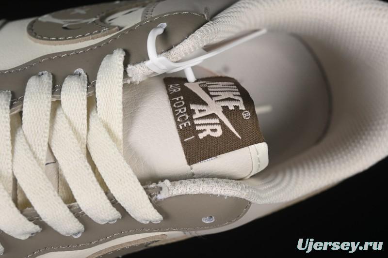 Nike Air Force 1'07 Low Smiling Bear Casual Sneakers - DB3301-881