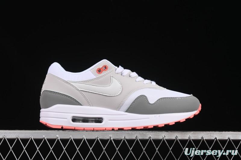 Nike Air Max 1 Retro Running Shoes with Half-Sole Air Cushion - 599820-100