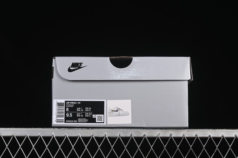 Nike Air Force 1'07 Low East Fence Drunk Chinese Style Gradient Yellow Low-Top Casual Sneakers - ZH0316-082