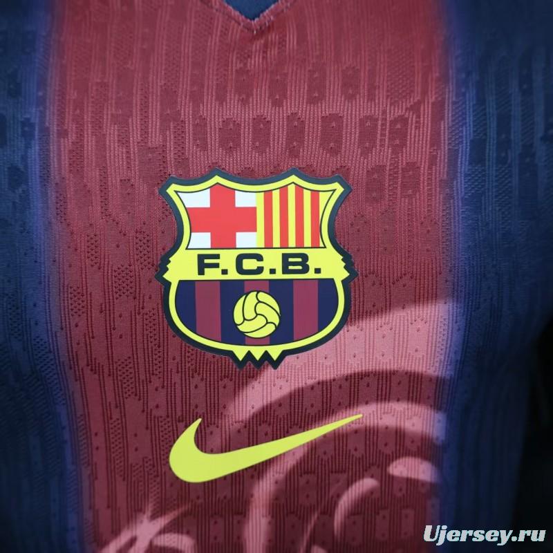 Player Version 25/26 Barcelona Travis Scott Special Jersey