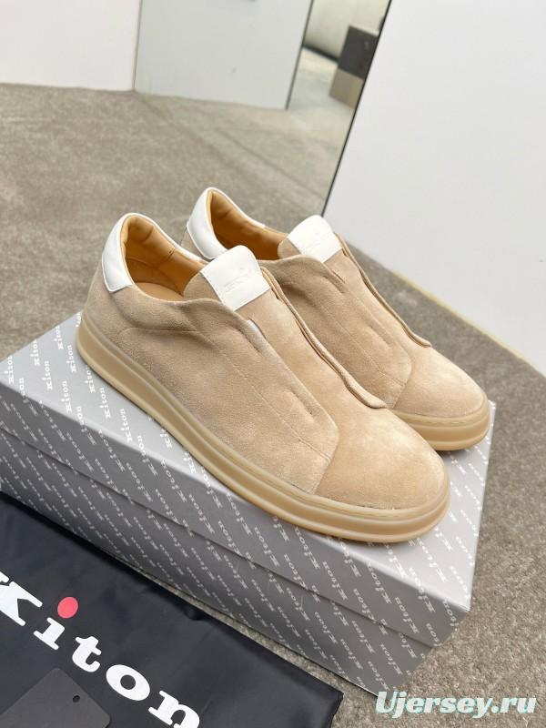 Kiton Men's Four Seasons Classic Casual Slip-On Loafer - AS00320