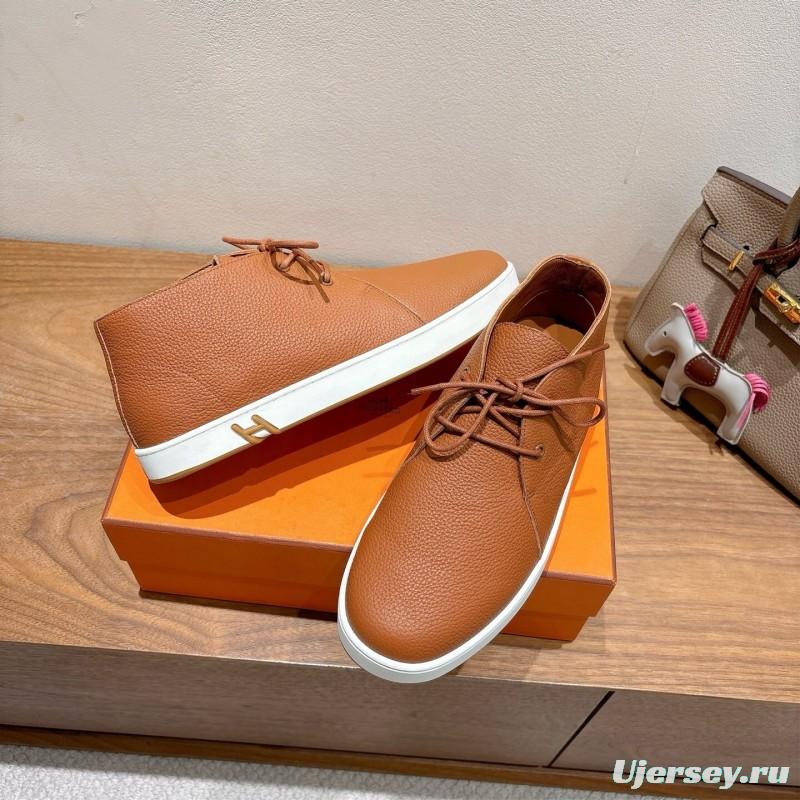 2025 Unisex H Brown Leather Classic Boots AS00380