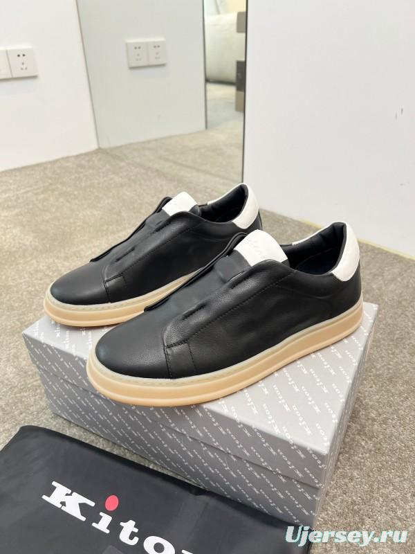 Kiton Men's Four Seasons Classic Casual Slip-On Loafer - AS00320