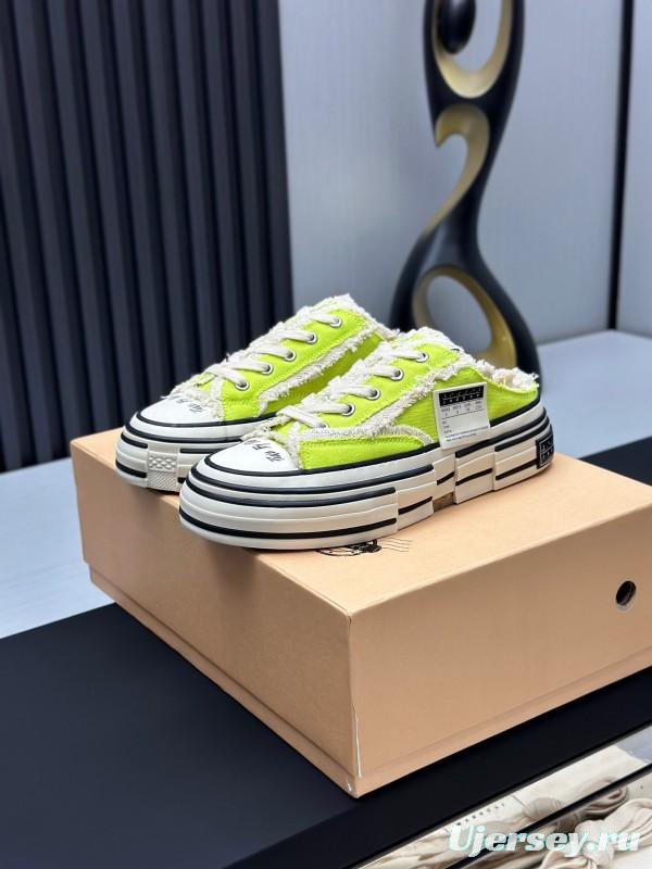 2025 Unisex XVESSEL Yellow White Canvas Plimsolls Vulcanized AS00240