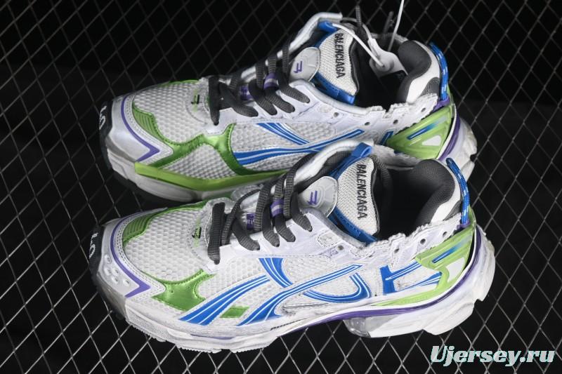 Balenciaga Runner Kith Four Color Retro Casual Shoes - W3RMU9043
