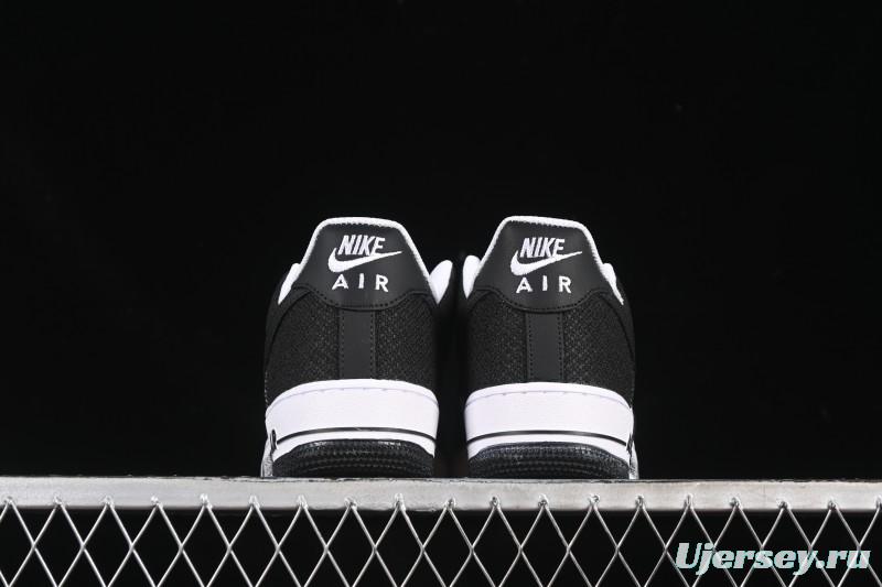 Nike Air Force 1'07 Low Custom Denim Swoosh Casual Sneakers - ZH0316-091