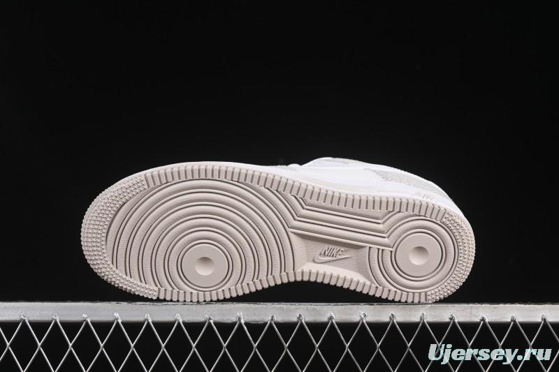 Nike Air Force 1'07 Low Denim Small Swoosh Casual Sneakers - ZH0316-092