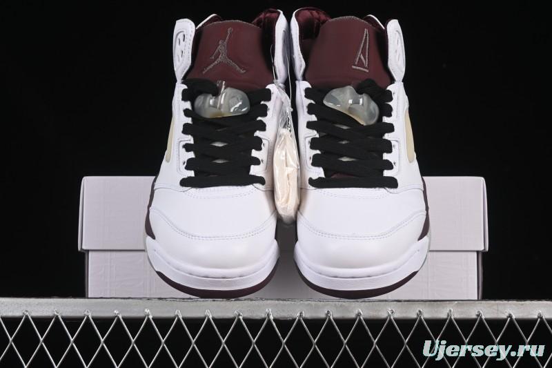 Nike A Ma Maniere x Air Jordan 5 Retro Basketball Shoes with Violet Ore Design - IB1528-100